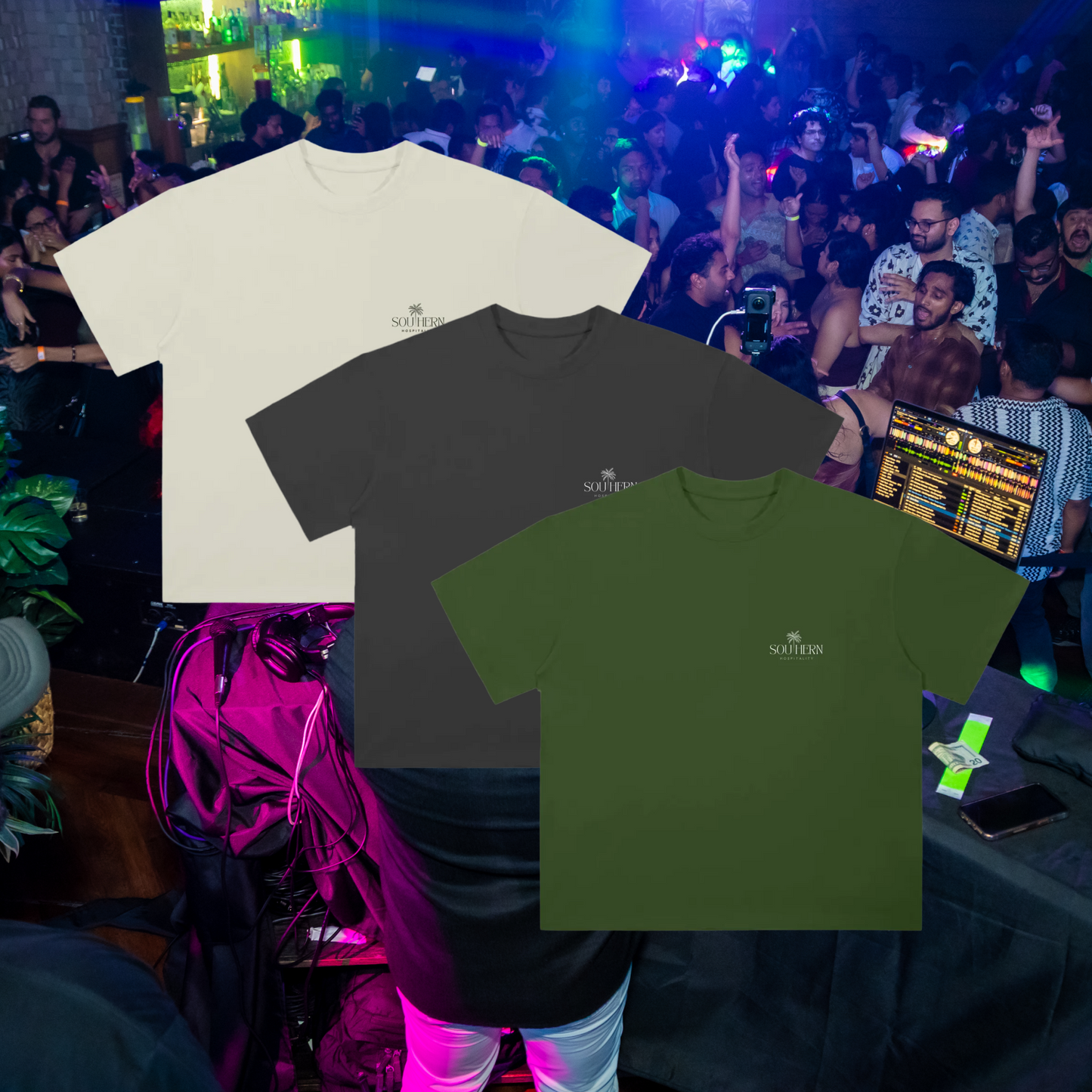 Essentials Shirt - White on Black