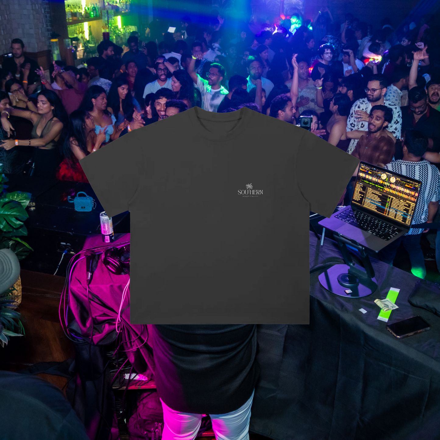 Essentials Shirt - White on Black