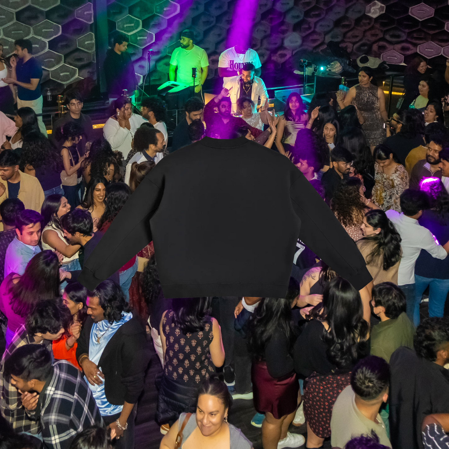 Essentials Sweatshirt - White on Black